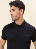 SoftLuxe Premium Cotton Polo — Black