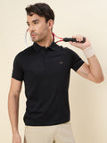 SoftLuxe Premium Cotton Polo — Black