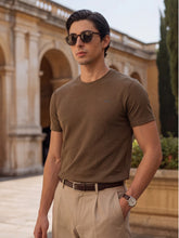 Smart Flexstretch Crew Neck T-Shirt - Primary Brown