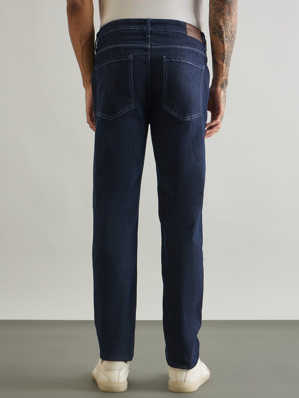 Imperial Indigoform Slim Straight Fit Denim - Dark Blue - back