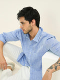 Azure Linen Shirt