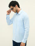 Azure Linen Shirt