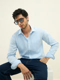 Azure Linen Shirt