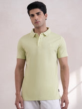 Premium Cotton Stretch Polo T-Shirt - OLIVE