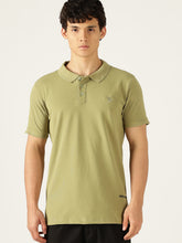 Super Comfort Cotton Blend Polo Neck T-Shirt - Olive