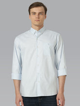 Novus Classic Fit Cotton Formal Shirt - Light Blue