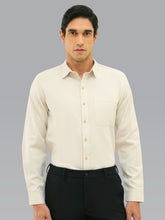 Calibre 100% Cotton Formal Shirt - Beige