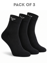 Ultra Smooth Premium Durable Socks - BRIGHT WHITE <PACK OF 3>