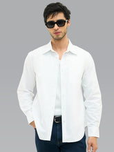Bayesian Luxury Cotton Formal Shirt - White