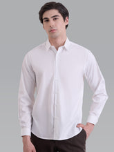 Elite Supima Tailored Fit Formal Shirt - White