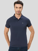 Piquadro Cotton Polo Tee - Dark Navy