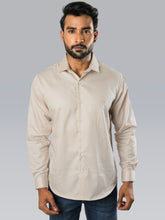 World's Finest Cotton Tailored Fit Formal Shirt - Sand Beige
