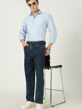 All Day Comfortable Luxury Cotton Comfort Fit Formal Shirt - Light Blue
