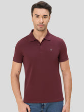 Piquadro Cotton Polo Tee - Dusky Red