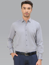 Silky Shine Stretchable Comfort Fit Formal Shirt - Grey