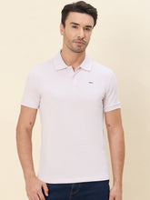 100% Cotton Breathable Regular-Fit Polo-T-Shirt - Primary Lavendar