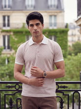 Cottura Luxeform Regular-Fit Polo-T-Shirt - Brown Printed