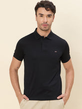 World's Finest & Ultra-Light Cotton Polo Neck T-Shirt - Black