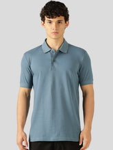 Princeton Flex Pique Polo - Blue