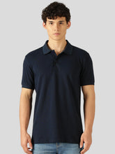 Princeton Flex Pique Polo - Dark Navy