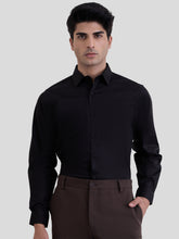 Elite Supima Tailored Fit Formal Shirt - Black