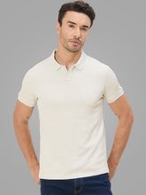 Crimson Aero Shield Polo - Light Beige