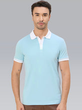 Bjorg Elite Cotton Polo - Aqua Blue