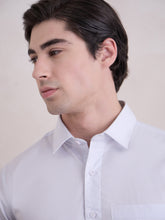 100% Cotton Ultra Light Striped Tailored Fit Formal Shirt - BLUE PINSTRIPE