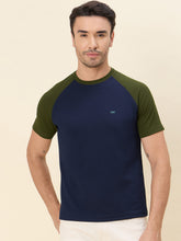 Super Light Moisture Wicking Regular-Fit Crew Neck T-Shirt - Navy Blue