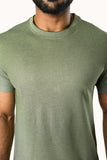 CoreBlend Reinforced Tee- Primary Olive