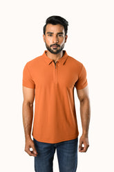 AeroGrid Honeycomb Active Tee-Orange