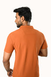 AeroGrid Honeycomb Active Tee-Orange