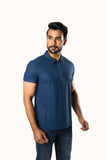 AeroGrid Honeycomb Active Tee-Blue