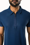 AeroGrid Honeycomb Active Tee-Blue