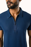 AeroGrid Honeycomb Active Tee-Blue