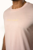 Suprema Silkgent Pink Tint Round Neck T-Shirt Regular Fit