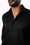 SupimaElite Stretch Shirt — Classic Black