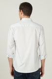 Windsor Liquid Cotton Luxe Shirt- white pinstripe