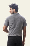 Henley Textured Transition Polo