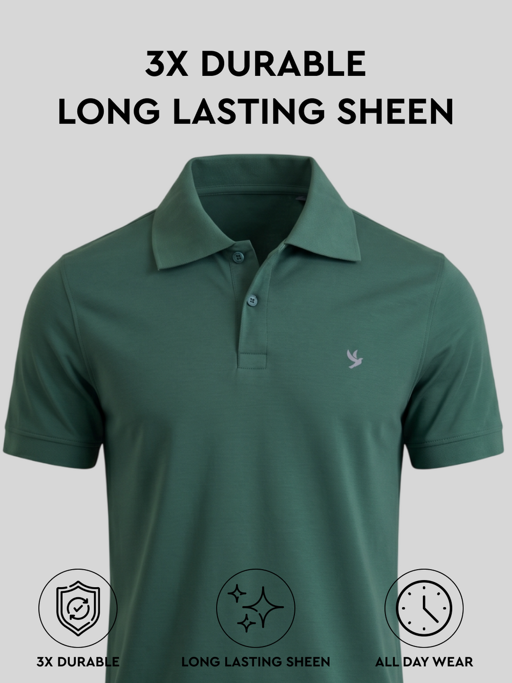 Regular-Fit Polo T-Shirt - Green