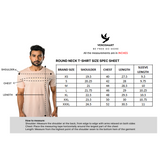 Suprema Silkgent Pink Tint Round Neck T-Shirt Regular Fit