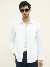 All Day Comfortable Luxury Cotton Comfort Fit Formal Shirt - White