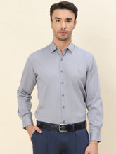 Silky Shine Stretchable Comfort Fit Formal Shirt - Grey