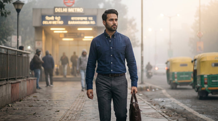 Office Shirts That Survive Delhi Winter Commutes