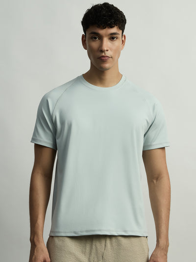 Velocity Aerofit Stretch Crew Tee - Grey
