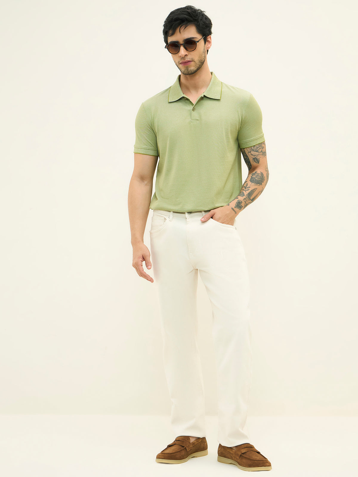 Momentum Luxe Weave Polo