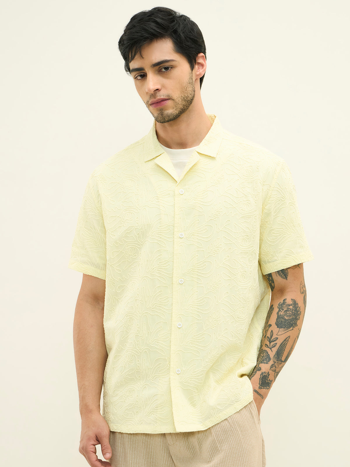 Heritage Embroidered Cotton Shirt