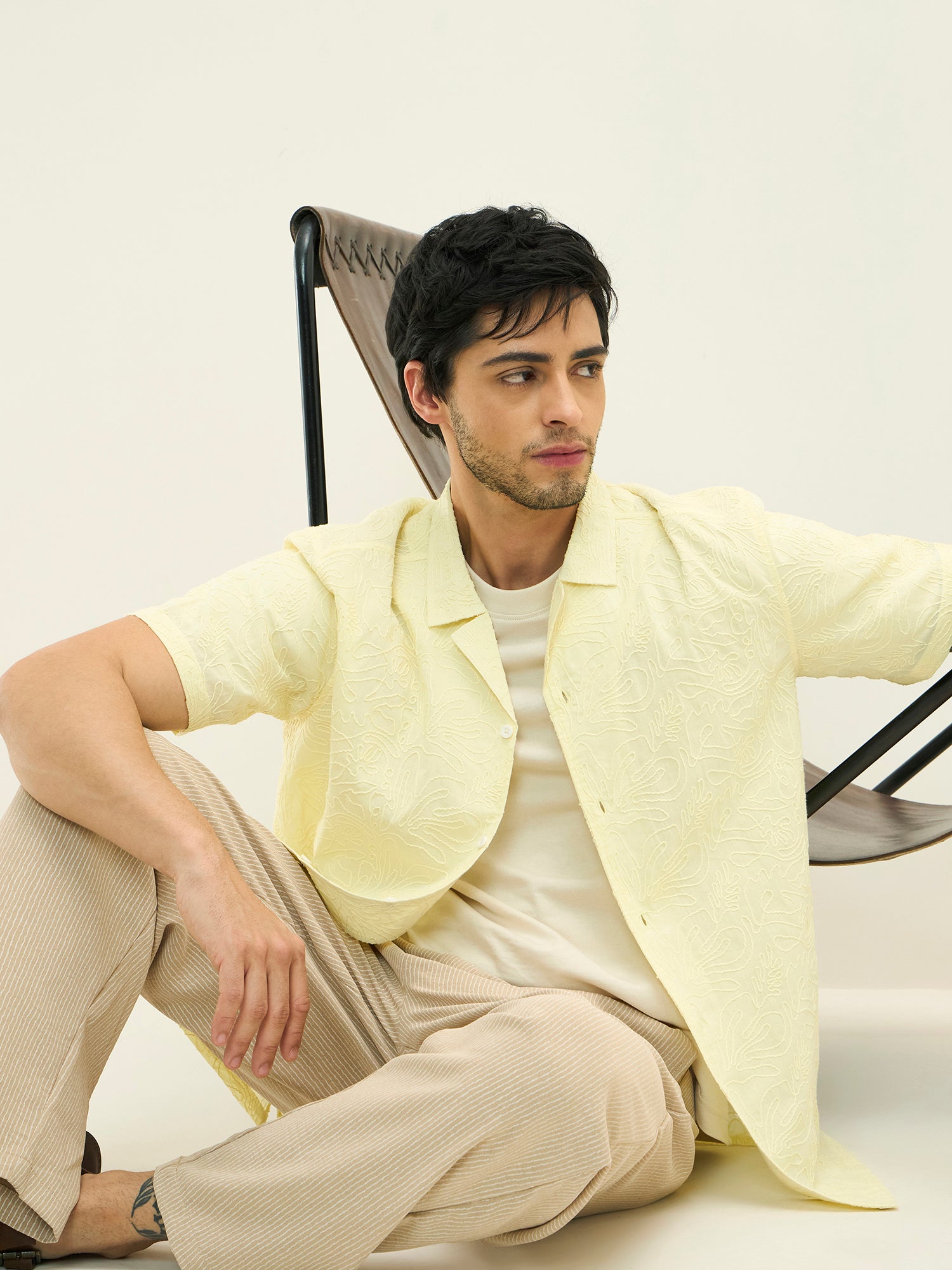 Heritage Embroidered Cotton Shirt