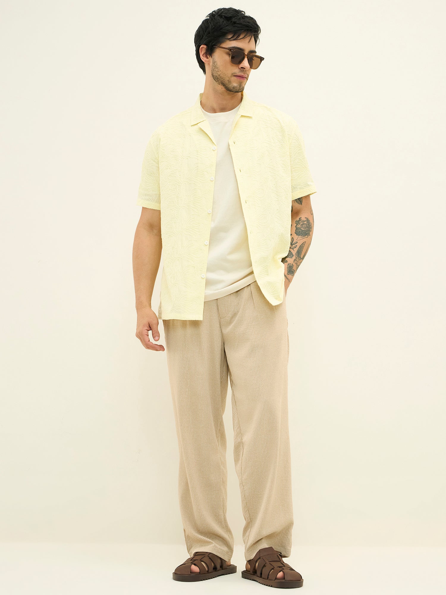 Heritage Embroidered Cotton Shirt