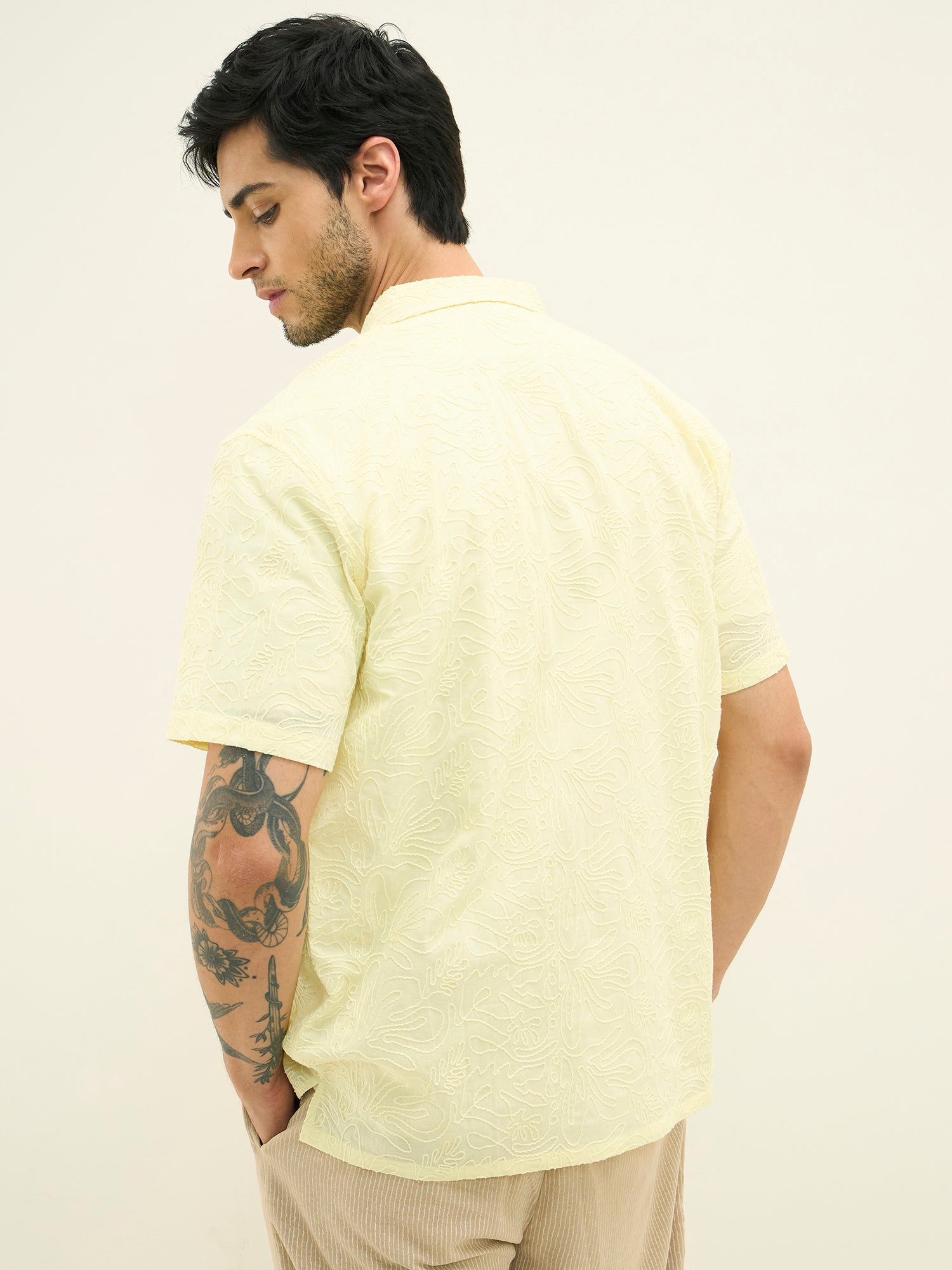 Heritage Embroidered Cotton Shirt